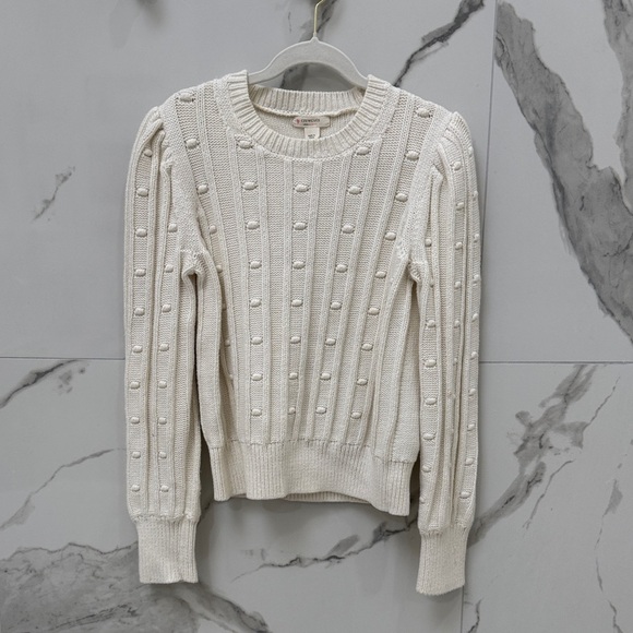 Crewcuts Other - J Crew CrewCuts Elegant Cream Girls Sweater